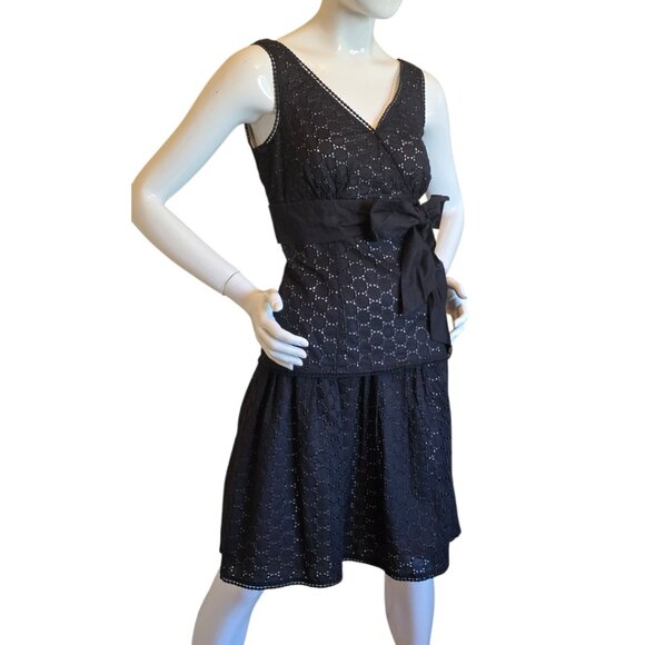 ANN TAYLOR 2 Piece Set Eyelet Skirt & Sleeveless Top sz 6 - Picture 5 of 13